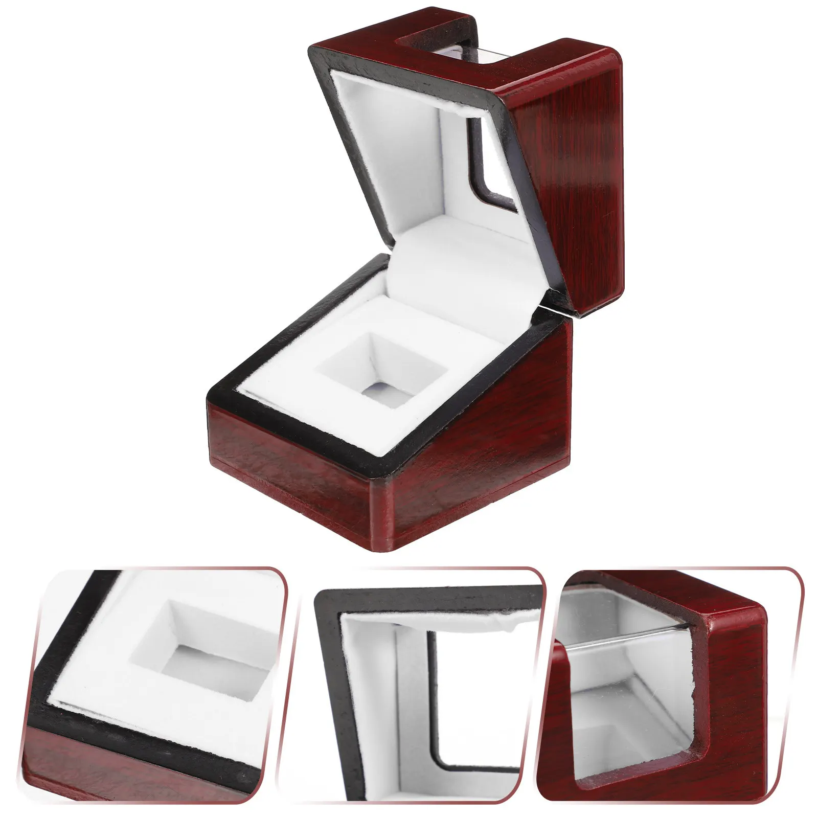 

Ring Box for Storage and Display Jewelry Case for Rings Bracelets Necklaces Earrings Dust Proof Scratch Resistant Decorative