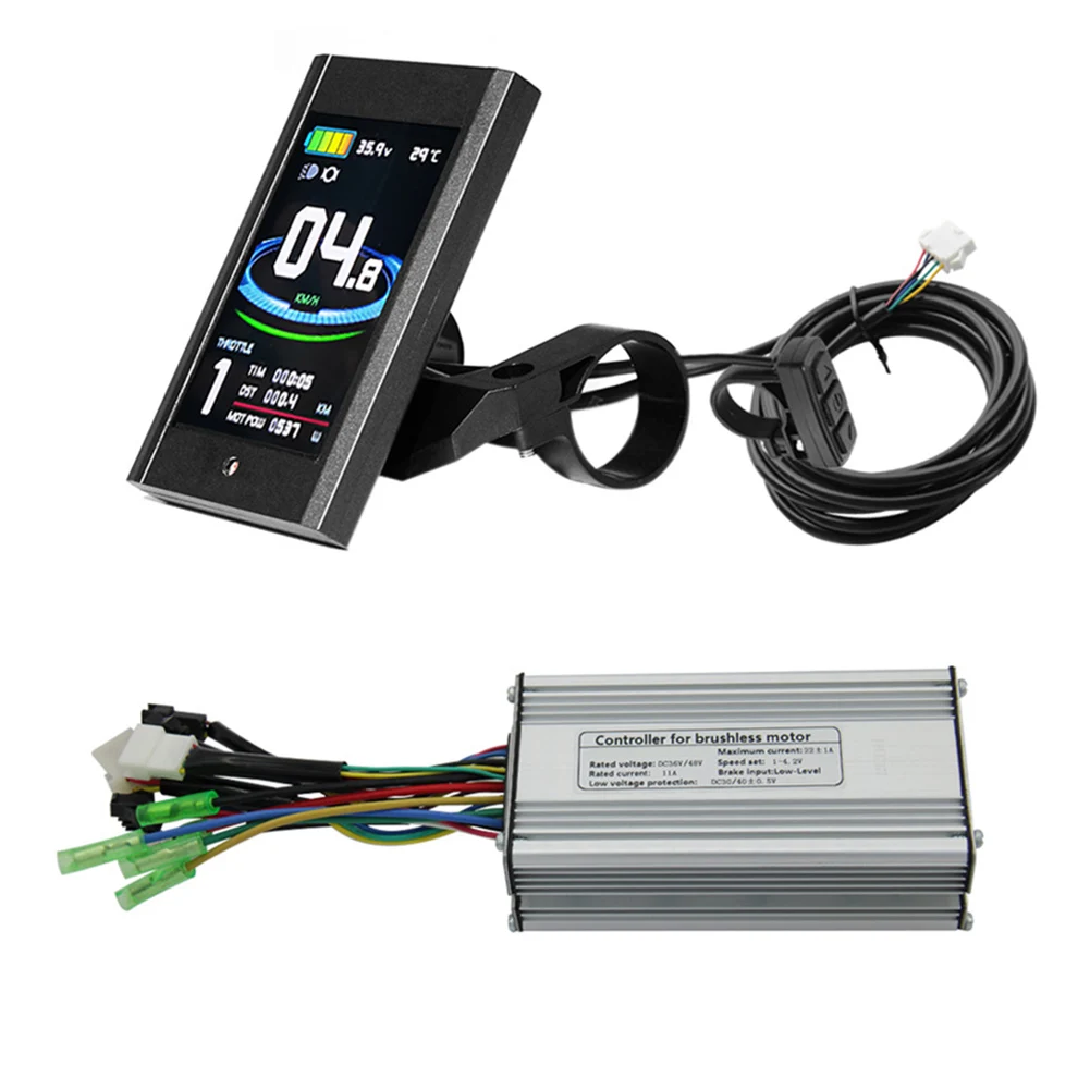 

48 В, ЖК-дисплей, 12 счетчиков, комплект для переоборудования велосипеда, комплект контроллера электрического велосипеда, счетчик, маленькая структура, износостойкий