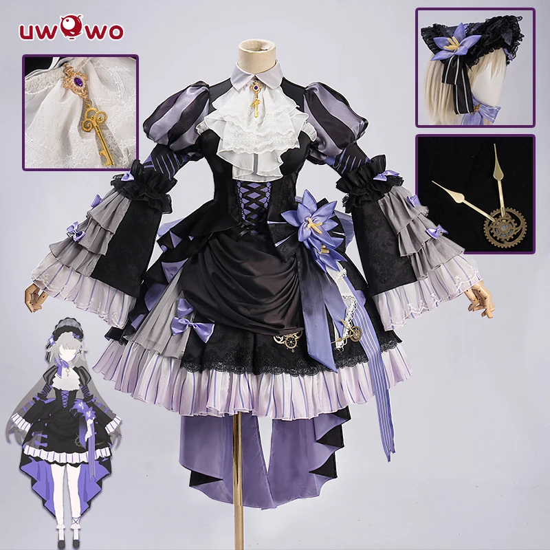 

PRE SALE UWOWO Herta Cosplay Game Honkai Star Rail Fanart The Herta Lolita-Style Gown Cosplay Costume Halloween Costume