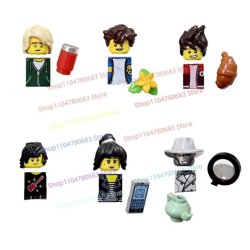 Figurka akcji ninja w stylu casual, model do składania, ozdoba, akcesoria z anime, zabawka, prezent, kolekcjonerski przedmiot dekoracyjny