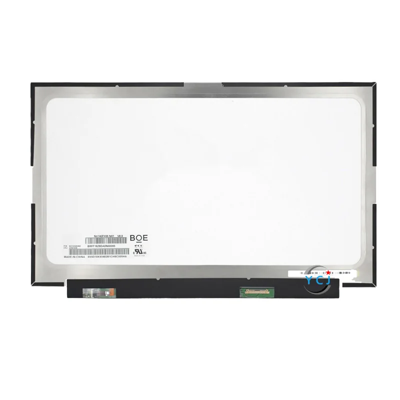 Imagem -02 - Painel de Exibição Lcd Ips Fhd Led B140han03.1 B140han03.5 B140han03.6 Nv140fhm-n61 V8.0 1920x1080 30pin Edp