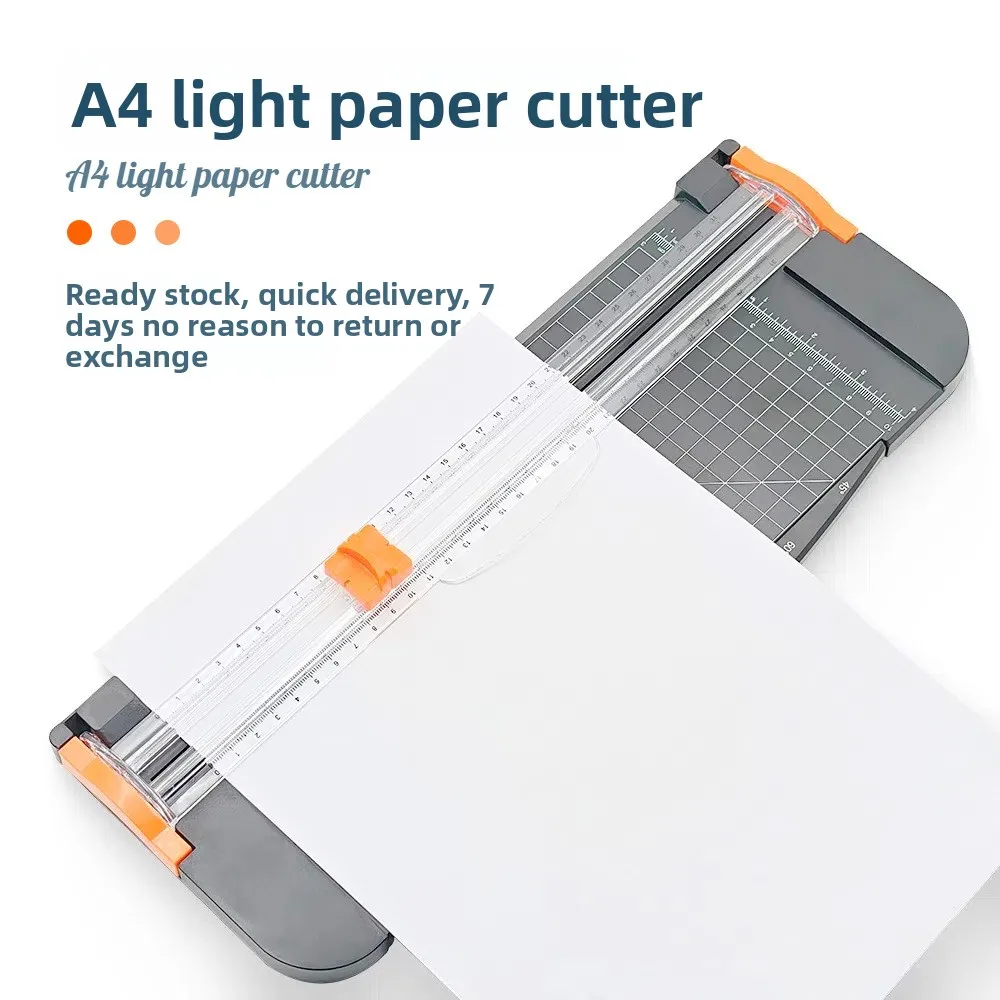 Plastic Base Paper Trimmer Portable A4 Paper Cutting Machine Photo Cutter Scrapbook Blade Home Office Art Crafts Tools