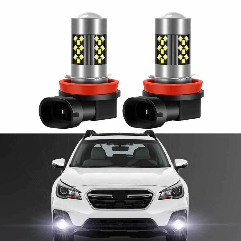 

2Pcs LED Fog Lamp Bulbs For Subaru Outback 2000-2015 2016 2017 2018 2019 Front Fog Light Bulb