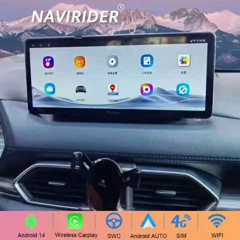 256GB Car Radio For Mazda CX5 CX-5 CX 5 2024 2025 Android14 Stereo GPS Navi Head Unit 12.3" Multimedia Video Player 4G Carplay