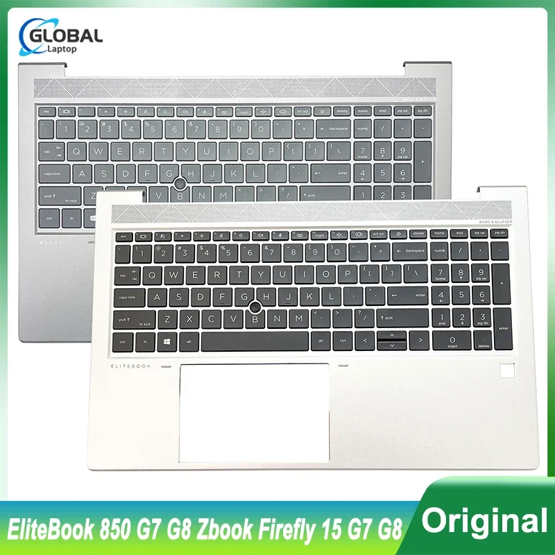 

For HP EliteBook 850 G7 850 G8 Zbook Firefly 15 G7 G8 Palm Rest with Backlit Original US Keyboard Top Case M35816-001 M07492-001