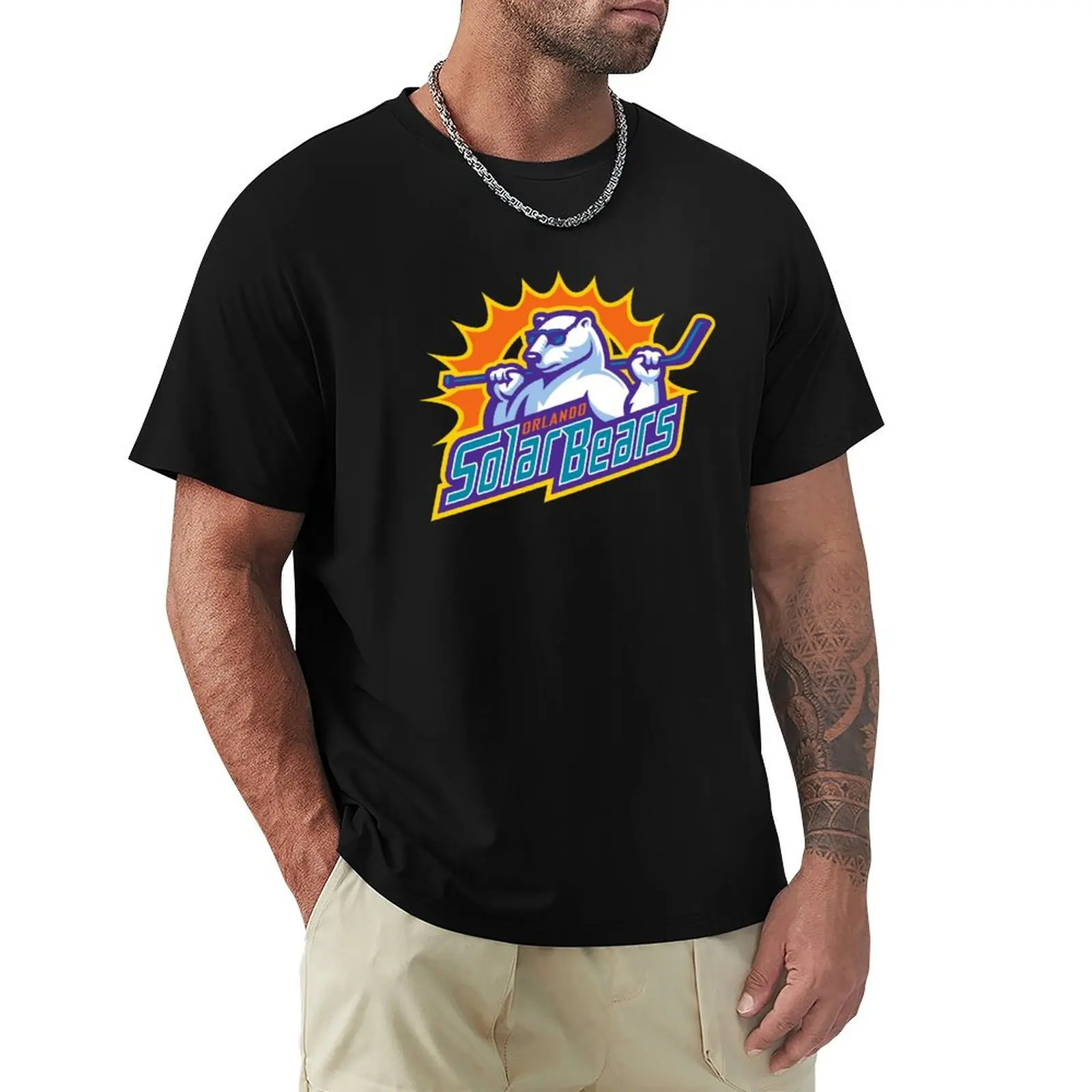 

Orlando Solar Bears T-Shirt plus size clothes Clothing oversized t shirt mens t shirts