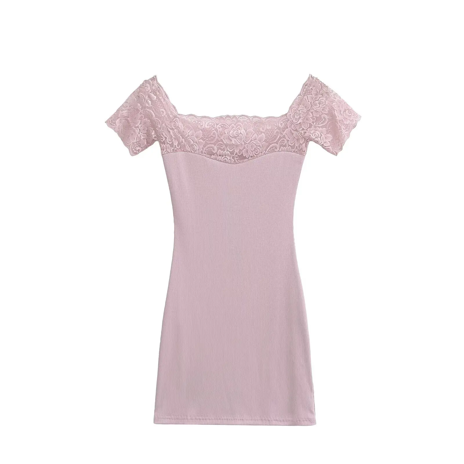 

Pure Desire Sexy Lace Splice Slim Fit Wrap around Waist ort Dr Women's Ele Waist Cinching ort Skirt One oulder