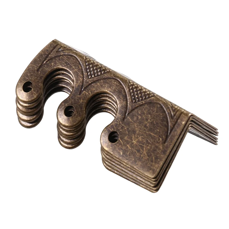 

AB41-30PCS Угловые протекторы, Угловые протекторы для плинтуса, Угловые протекторы для плинтуса, Винтажная металлическая защита углов