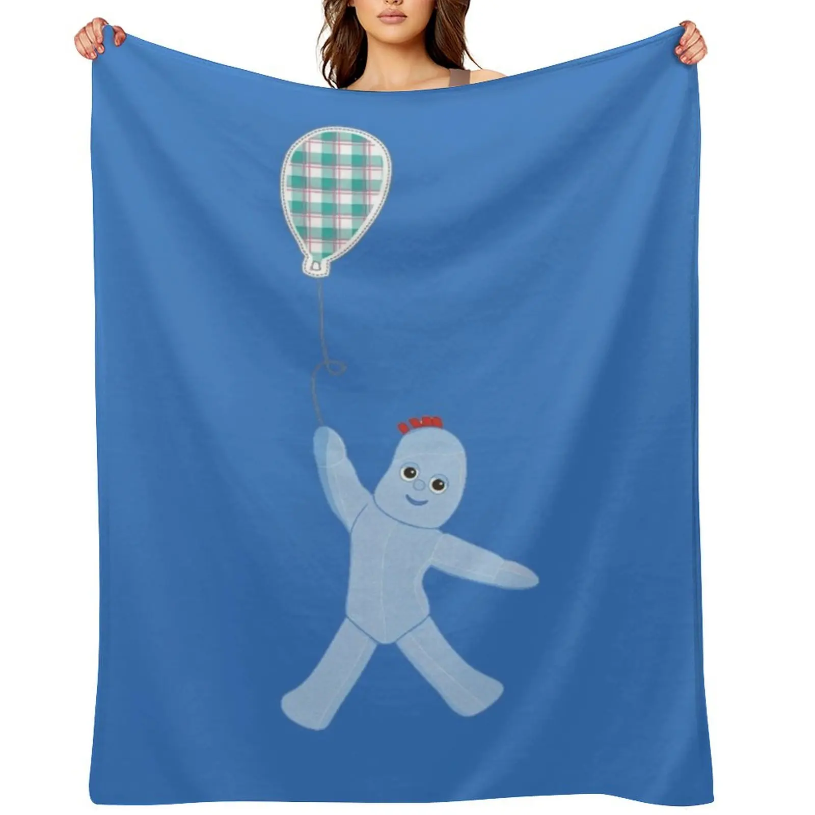 

IgglePiggle In the night garden balloon Throw Blanket Plush Plaid Sofa Loose Blankets