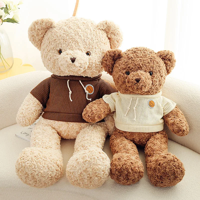 

100cm Kawaii Teddy Bear Plush Doll Soft High Quality Giant Plush Toys Stuffed Animal Pillow For Girls Kids Birthday Xmas Gifts