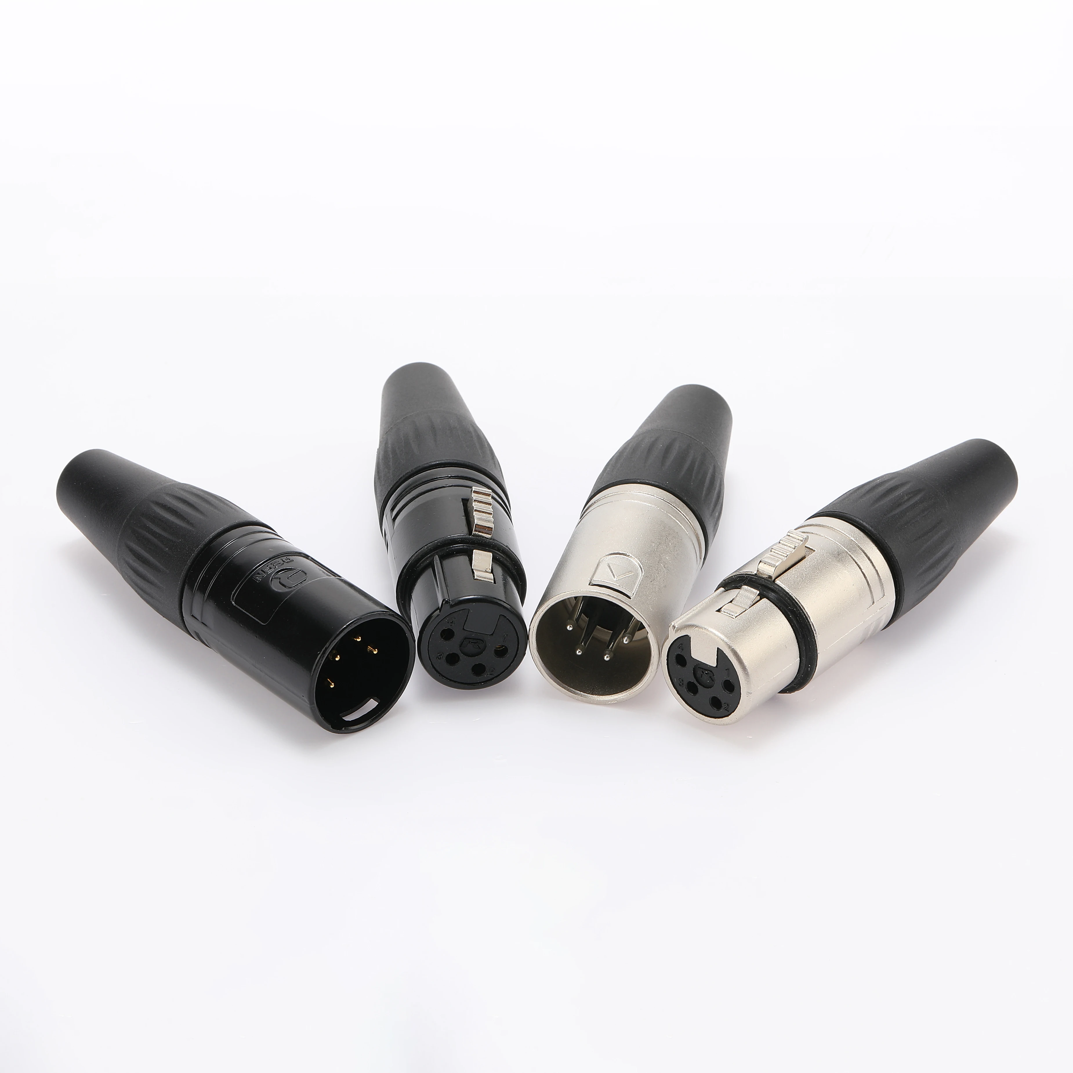 NUTRICK's REAN 4-poliger vergoldeter XLR-Stecker, männlich/weiblich, symmetrischer XLR-Stecker, JS1764BG/YS1774BG/YS1764/YS1774 – Detail 13