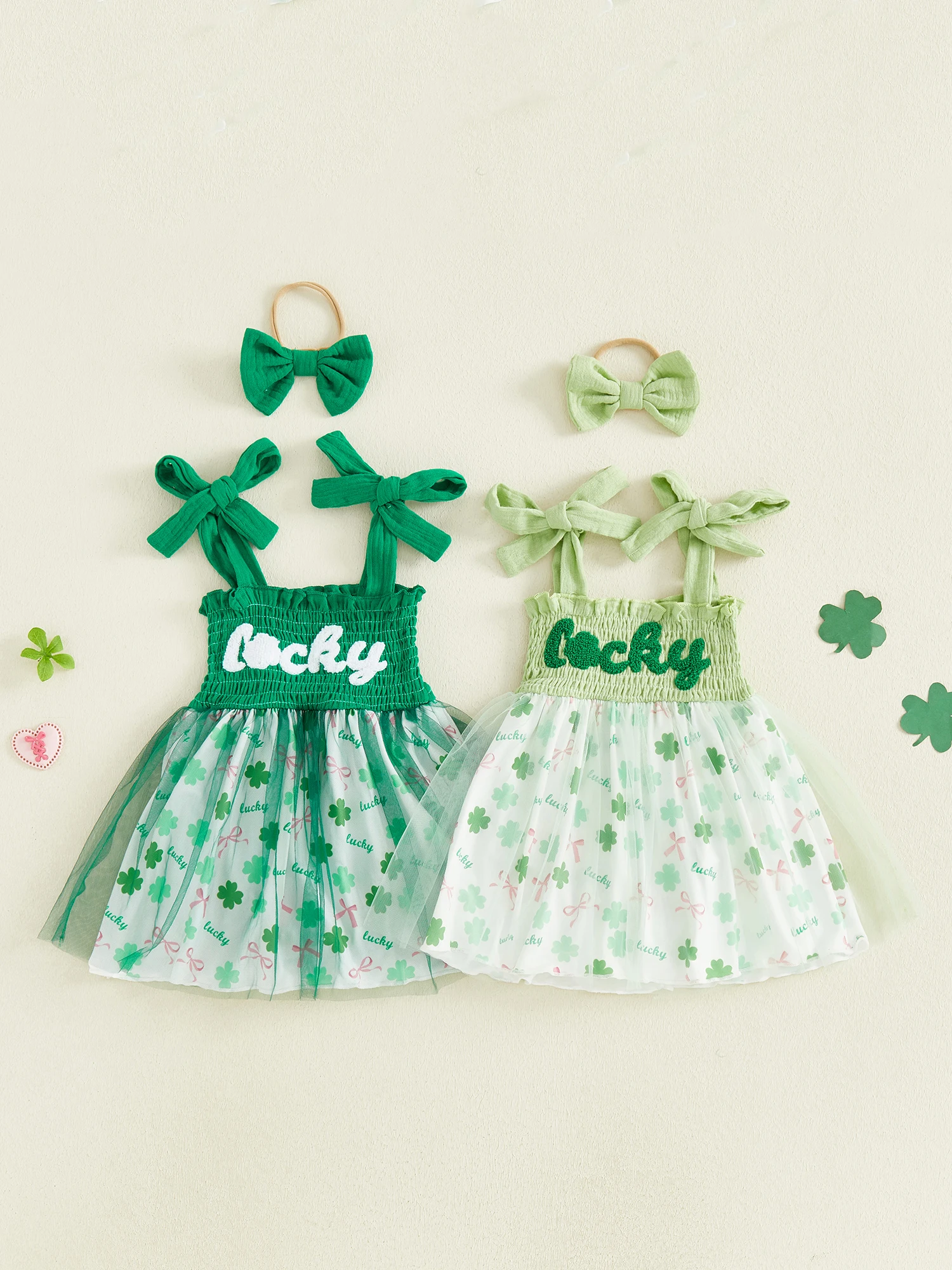 

Toddler Boy Irish Festival Outfit Short Sleeve Round Neck Shamrock Print Romper Shorts Set with Matching Hat and Socks