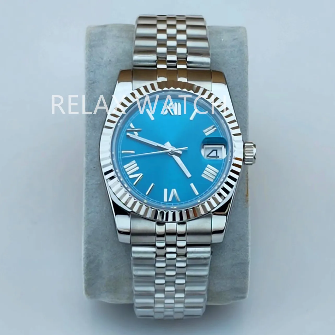 36mm 39mm Sapphire Glass 2023 New Log Style Stainless Steel Watch Japanese Nh35 Automatic Mechanical Movement N9