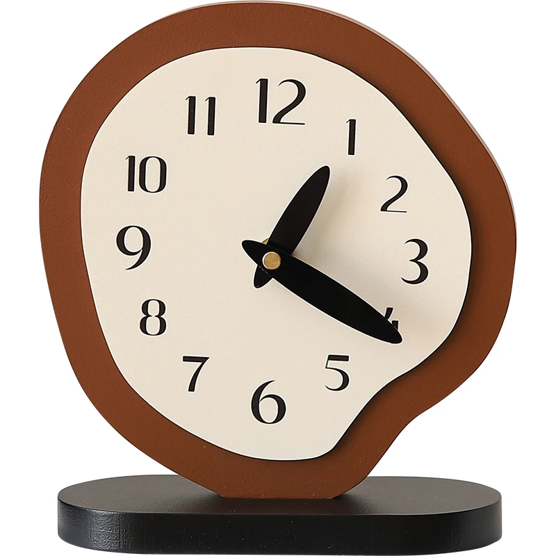 

Creative desktop clock pendulum desktop electronic clock placement alarm clock