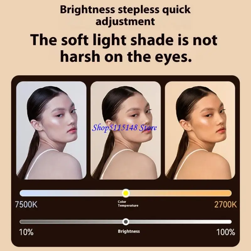 F3MA 마그네틱 셀카 라이트 전화 16 15 14 13 회전 전화 LED 채우기 링 라이트