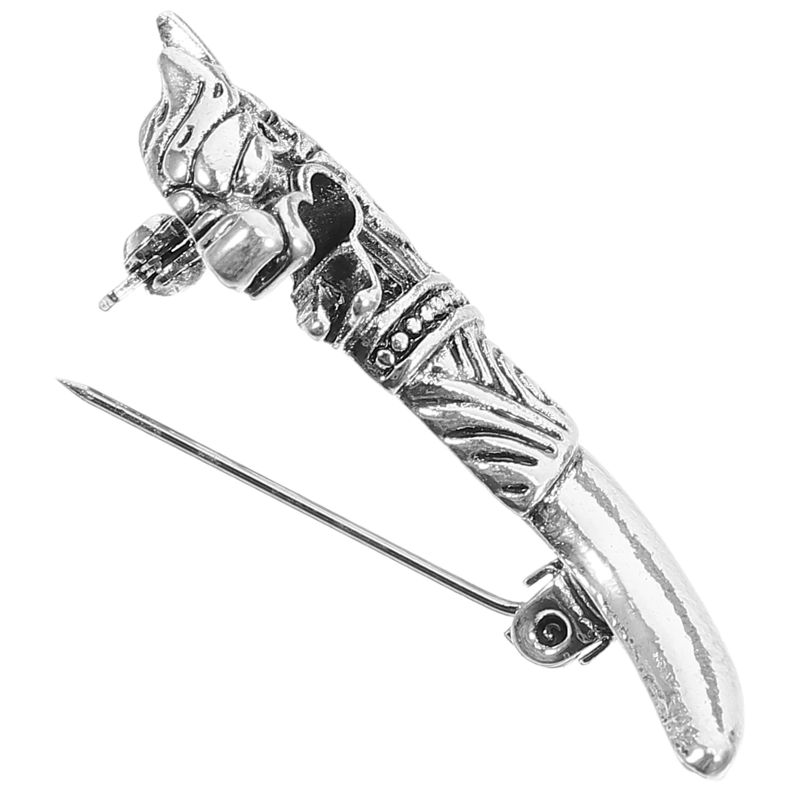 

Exquisite Wolf Shape Brooch Pin Metal Brooches for Women Retro Animal Pin for Clothes Lapel Jewelry Fashion Statement Piece