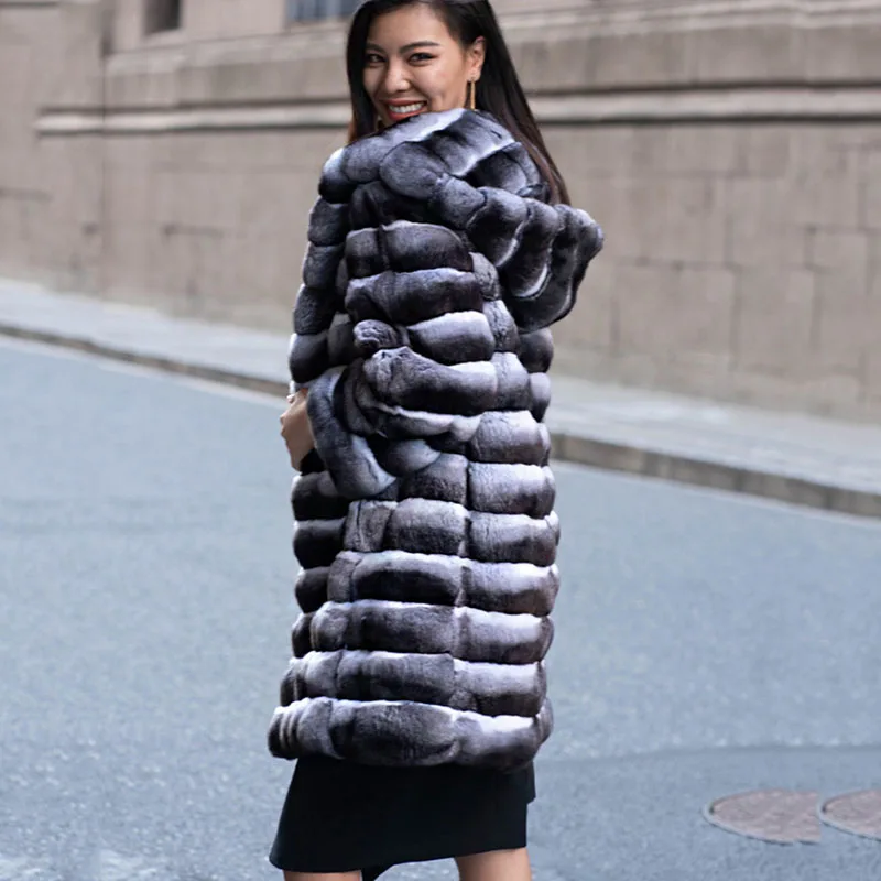 High Quality Women's Coat Imitation Mink Coat Women's Fur Coat 2025 New Winter Warm Hooded hood Leisure Women's Fur Coat H606