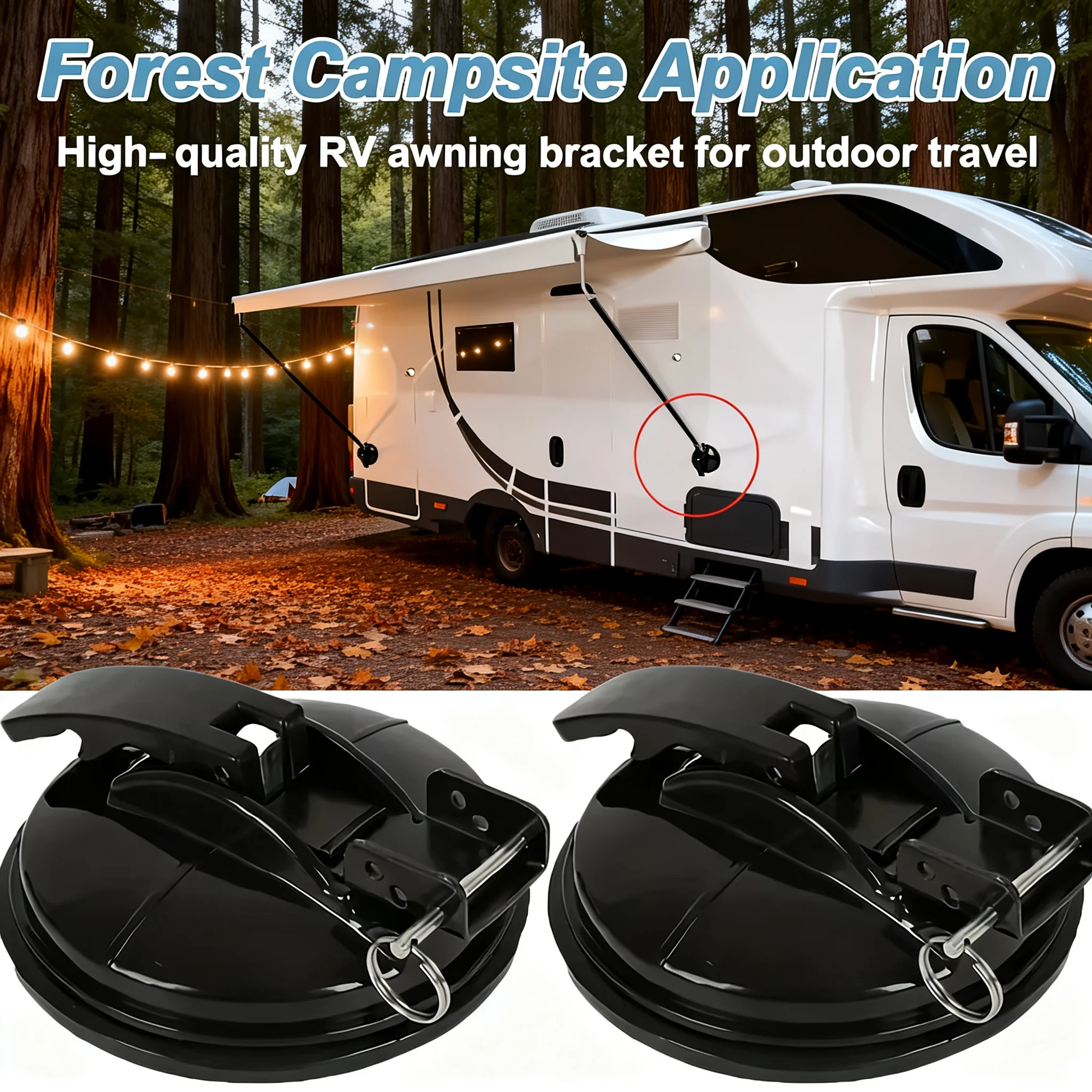 

Outdoor Travel RV Camping Awning Suction Cups 1/2pcs Sunshade Canopy Lock Heavy Duty Replacement Accessories Waterproof