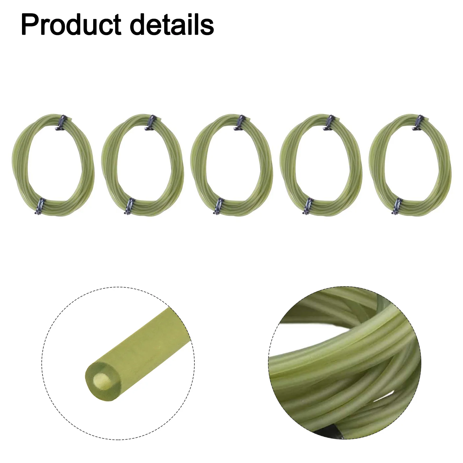 

Трубка для рыболовных оснасток и аксессуаров для ловли карпа, длина 2 м, внешний диаметр 1,75 мм, рыболовное снаряжение.