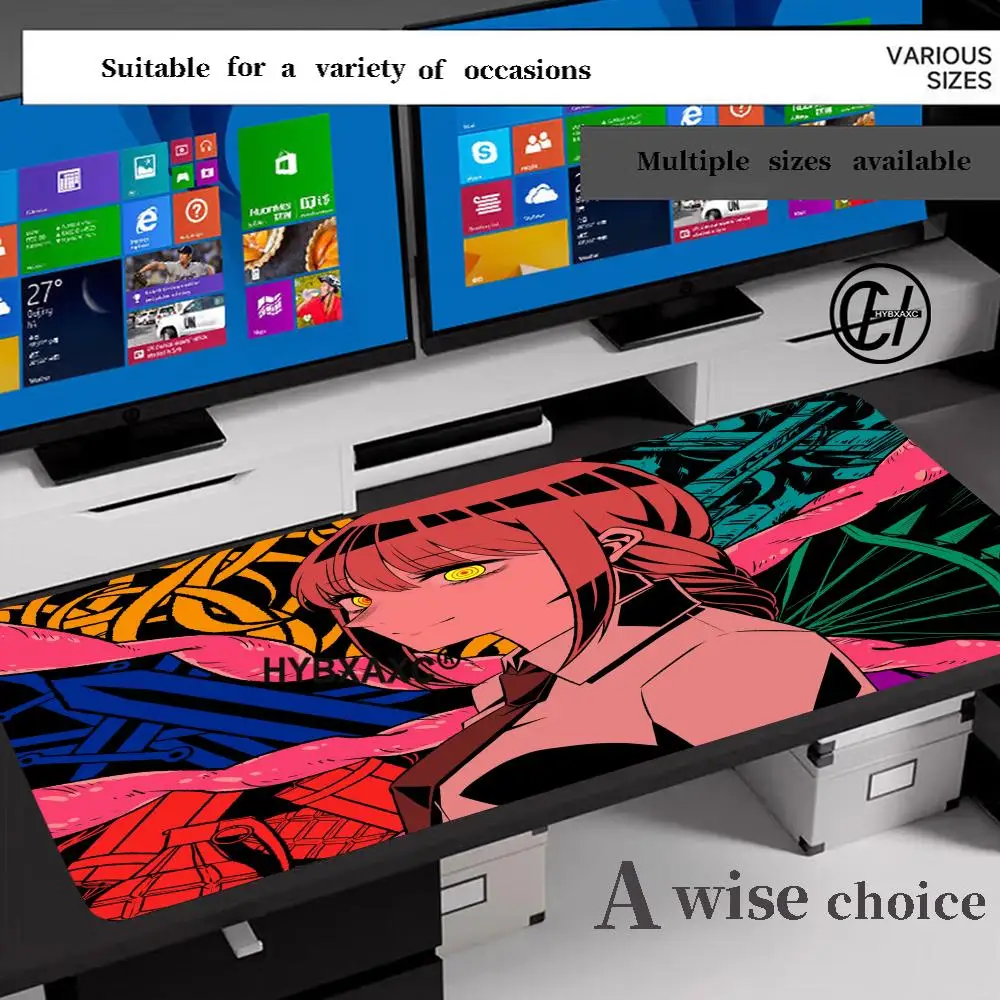 

HD Chainsaw Man Anime Mouse Pad for Home Office Laptop Decor Pads Gamer Computer Keyboard Desk Mat Gaming Accessories Mousepads