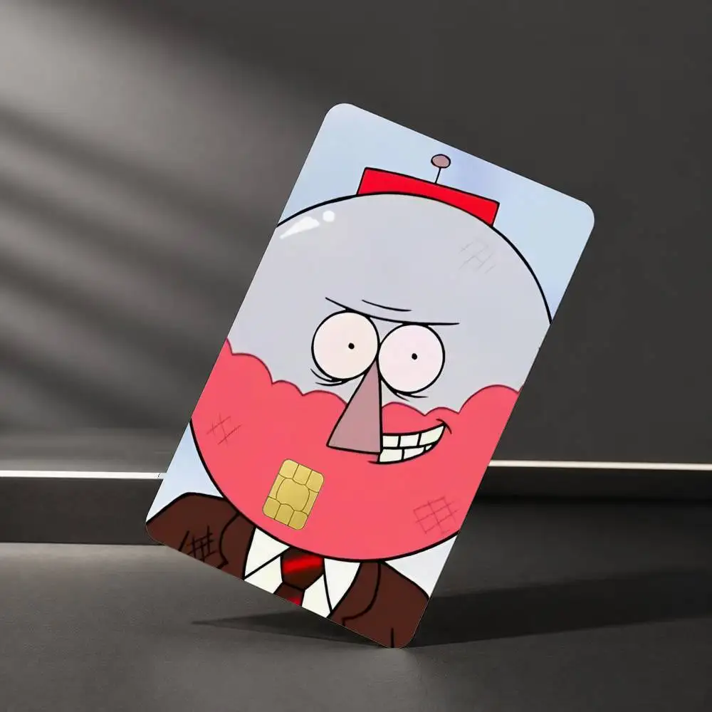 Cartoon R-Regular Show Sticker Film Tape Skin for Credit Card Debit Card Waterproof Stickers