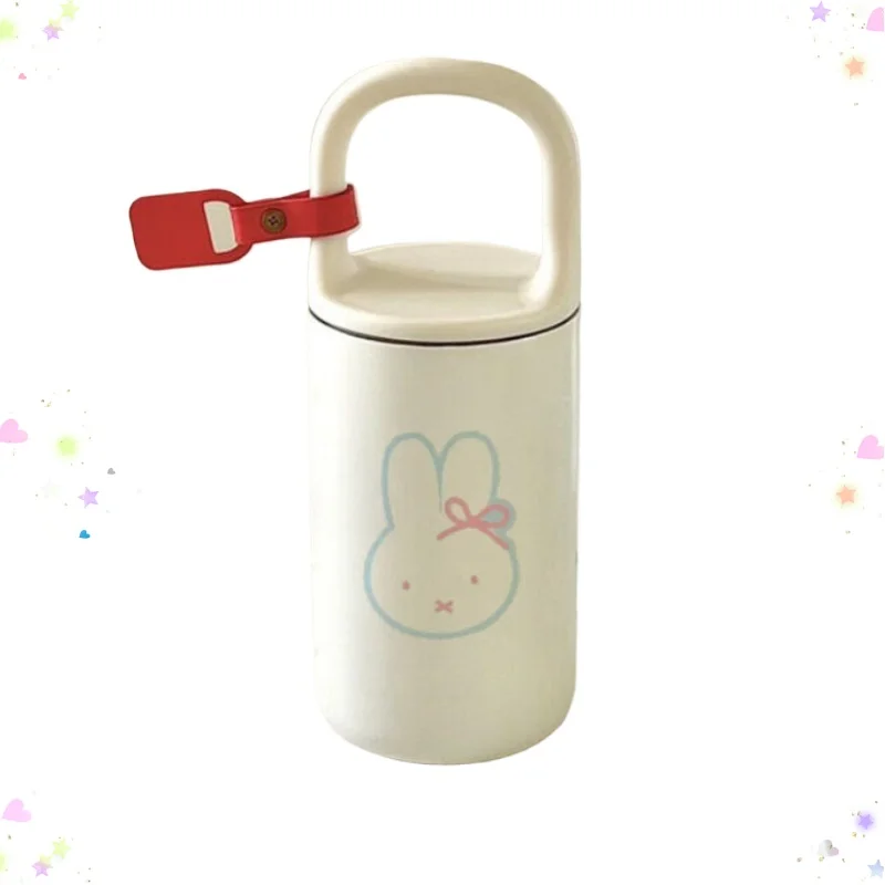 

Miffy 316 stainless steel insulated cup Kawaii girls' handheld large capacity cartoon straight cup outdoor portable water cup