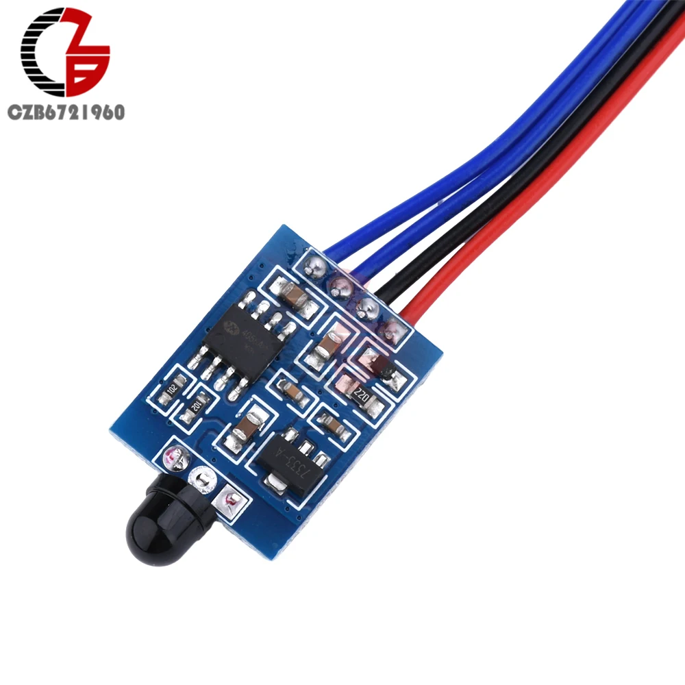 DC3-12V PWM Motor Speed Controller Miniature Wireless Remote Control Adjustable Speed Regulation Forward Reverse DC Motor Driver