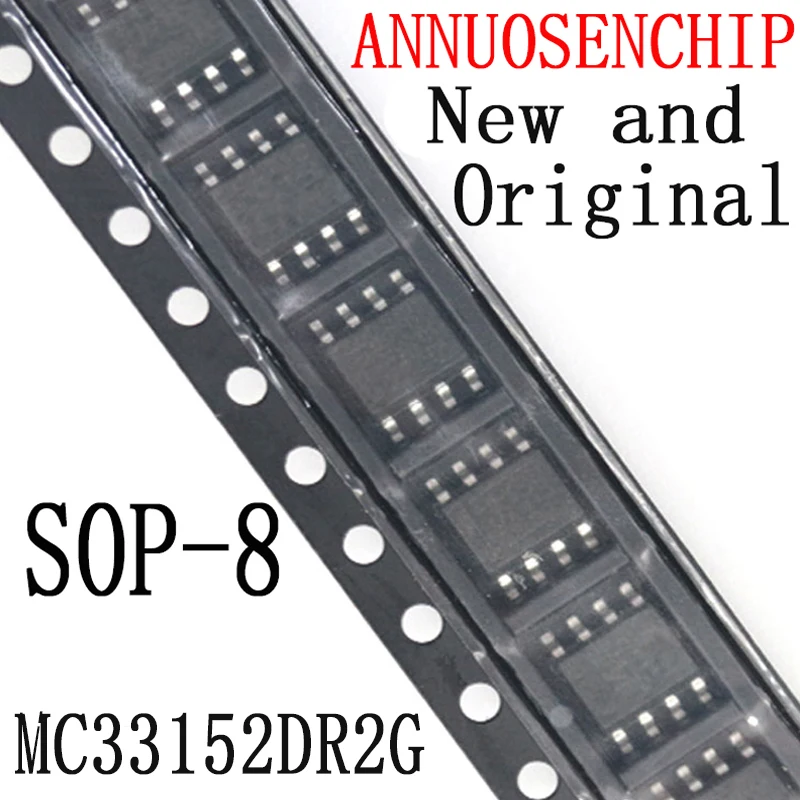 10PCS New And Original SOP8 MC33152 SOP 33152 SOP-8 MC33152DR High Speed Dual MOSFET Drivers IC MC33152DR2G