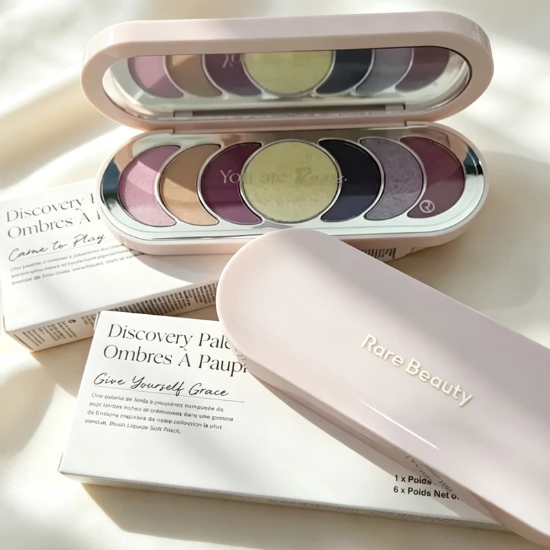 Luxury Eye Shadow Plate Pearl Sequin Eyeshadow Makeup Powder Powder Blusher Mirror Lasitng Waterproof Face Cosmetics for Woman view 2