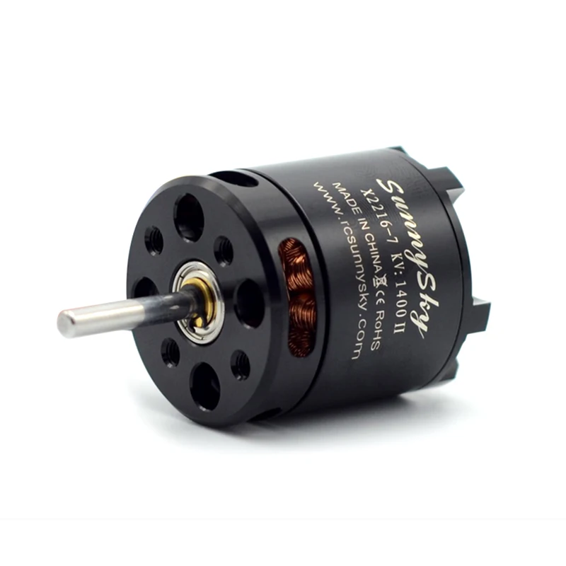 Motor sin escobillas SUNNYSKY X2216 KV880/KV1100/KV1250/KV1400 Original, eje de salida trasero, para modelos de Avión RC F3D F3A, 1 unidad