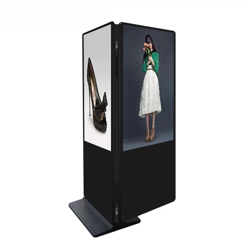

Vertical double-sided screen advertising machine Hotel shopping mall station floor touch LCD all-in-one machine