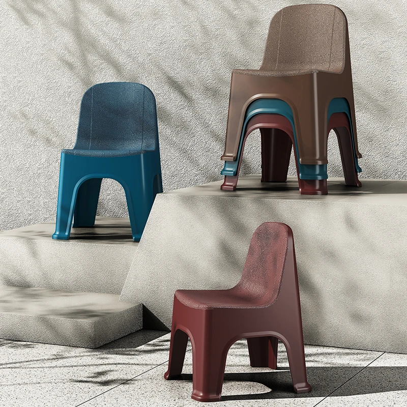

Entryway Organizer Stool With Ergonomic Backrest PP Material Load-Bearing Shoe Bench Space-Saving Non-Skid Home Furniture