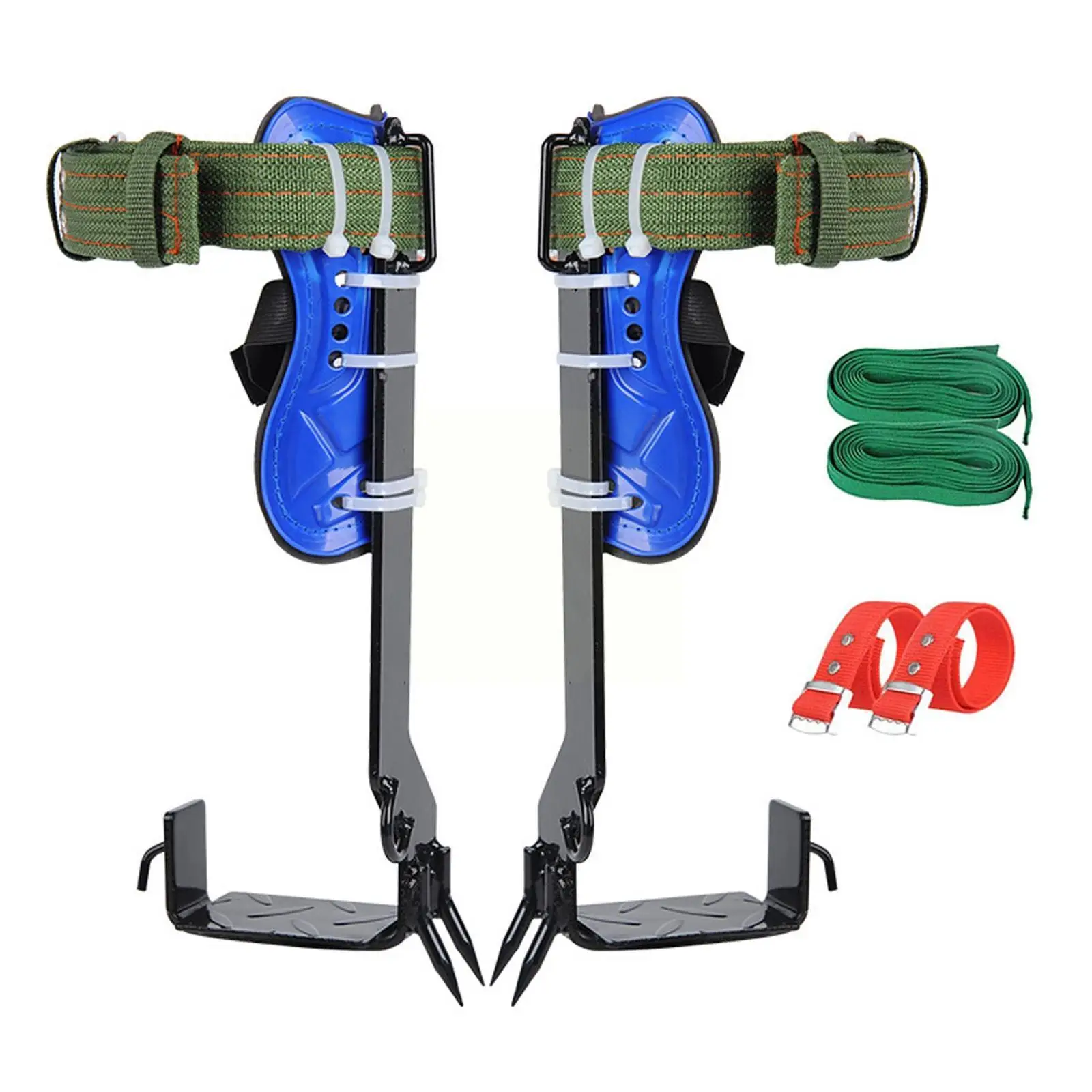 

Tree-climbing Artifact Upright Adjustable Stainess Safety Accessories Rope Belt Big Iron Climb Shoes To Picking Buckle Crutch