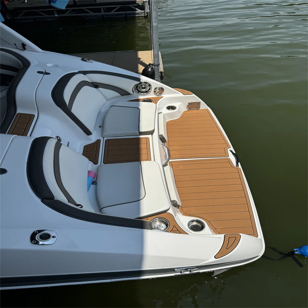 2015 Ya-ma-ha 242 Limited S Swim Platform Cockpit Boat EVA Mat Foam Faux Teak Floor Pad SeaDek MarineMat Style Self Adhesive