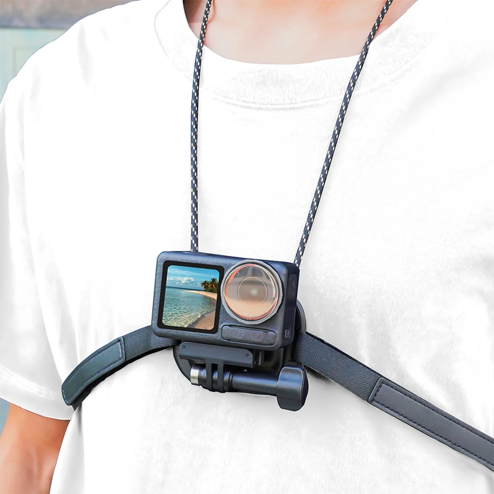 마그네틱 넥 스트랩 홀드 마운트 브래킷 어댑터, 카메라 넥 거치대 마운트, 핸즈프리 넥 거치대, DJI 포켓 3 액세서리