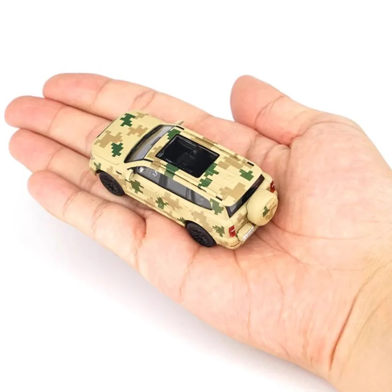 1:64 مقياس T2-41 تانك 500 الرياضة طبعة التمويه مركبة محاكاة سبيكة سيارات لعبة نموذج ثابت الكلاسيكية جمع هدية