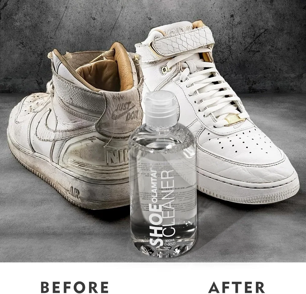 Sneaker Cleaner Kit 10Oz with 3 Brushes & Microfiber Towel for Shoes, Suede, Boots, Canvas, PU, Fabric