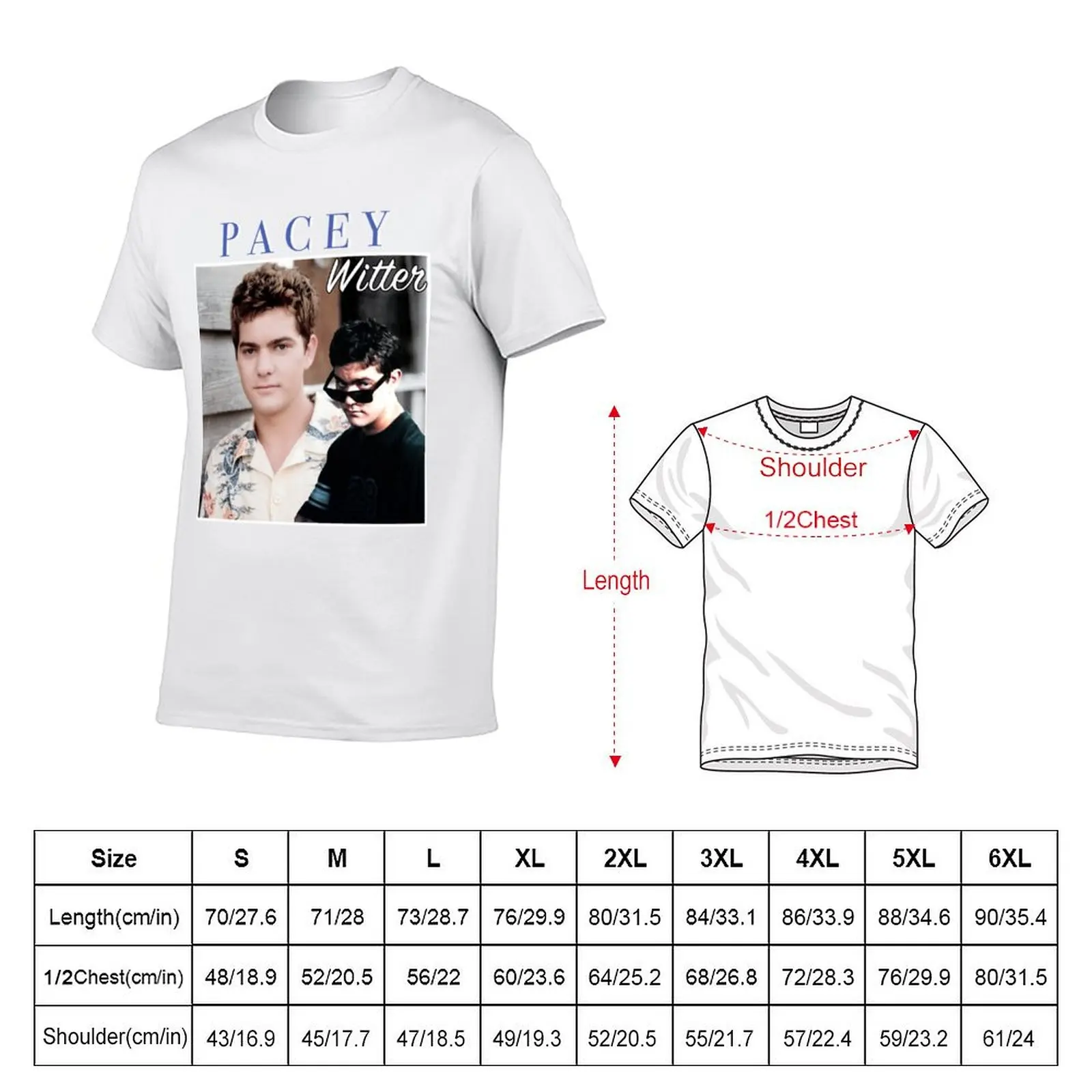 Pacey Witter T-Shirt Fashion Pattern Printed Tee Shirt