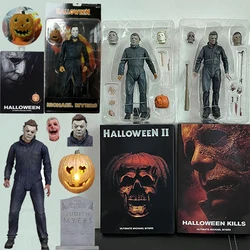 NECA Michael Myers Figure With LED Pumpkin Halloween Ultimate  Action Figure Toy Doll Decor Christmas Gift Halloween Horror Toy