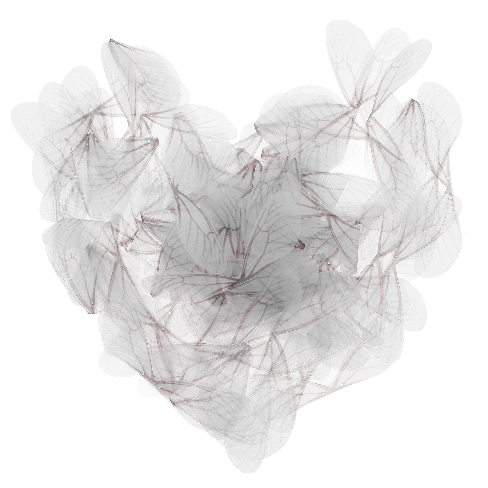 100 Stück Libellenflügel Charm Schmetterling Charms Home Decor Bastelbedarf Diy Stoff Anhänger Ohrringe