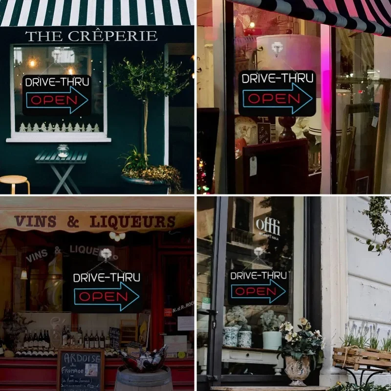 Sinal de Neon para Grande Unidade, Drive in Opening Neon Sign Adequado para Quartos de Parede, LED Cave Bars, Natal