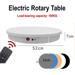 Large Load Electric Rotary Table 360° Panoramic Photography Video Shooting Display Platform Exhibition Rotation Display Stand