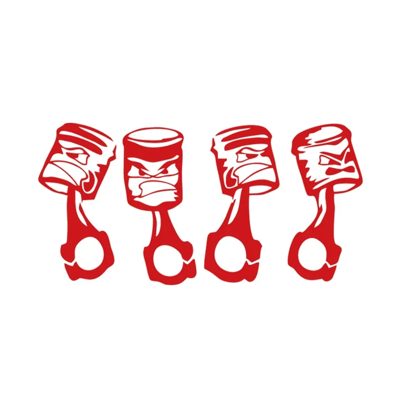 Car Sticker Personality Small Angry Pistons Car Decal Car Vinyl Waterproof Reflective Stickers Car Stying,20cm*10cm - Image 2
