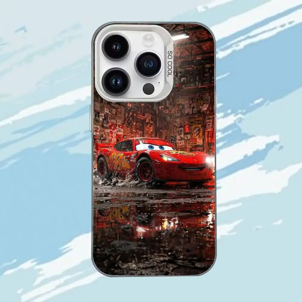 Casing Ponsel Film L-Lightning Mc-MCQueenS-S Untuk iPhone 17,16,15,14,13,12,11,Mini,Pro,MAX Matte Anti Benturan