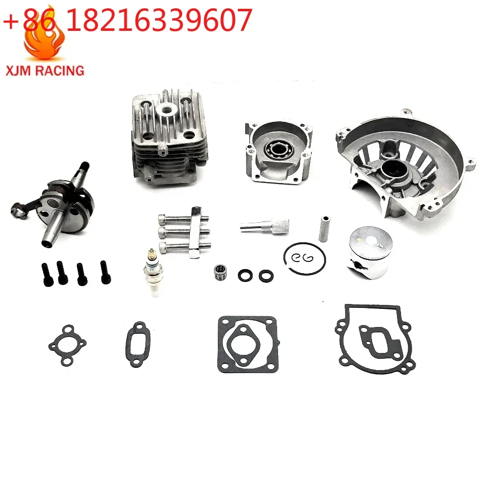 TAO Engine Parts 30.5cc Upgrade Cylinde Kit Four Bolt Head for 1/5 HPI ROVAN KM BAJA LOSI 5IVE T RC CAR PARTS