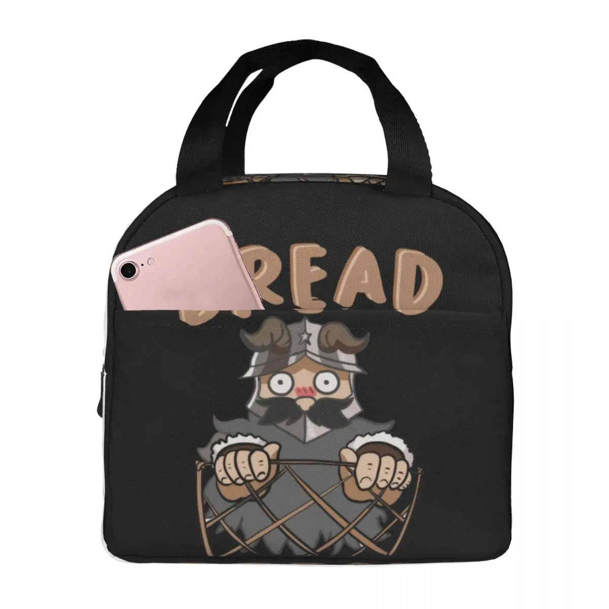 

I'll Make You Bread Dungeon Meshi Senshi Lunch Bag Unisex Portable Cooler Insulated Lunch Box Food Bento Box