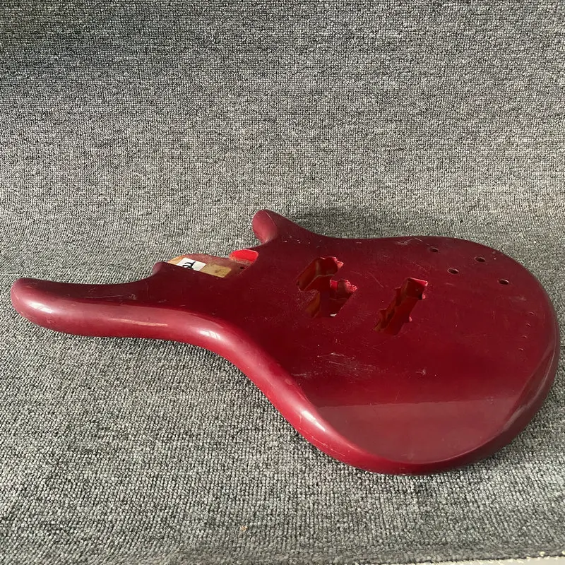 

AB512 Active PJB Bass Незаконченный электрический бас-корпус красного цвета для правой руки из цельного дерева, детали для гитары «сделай сам»