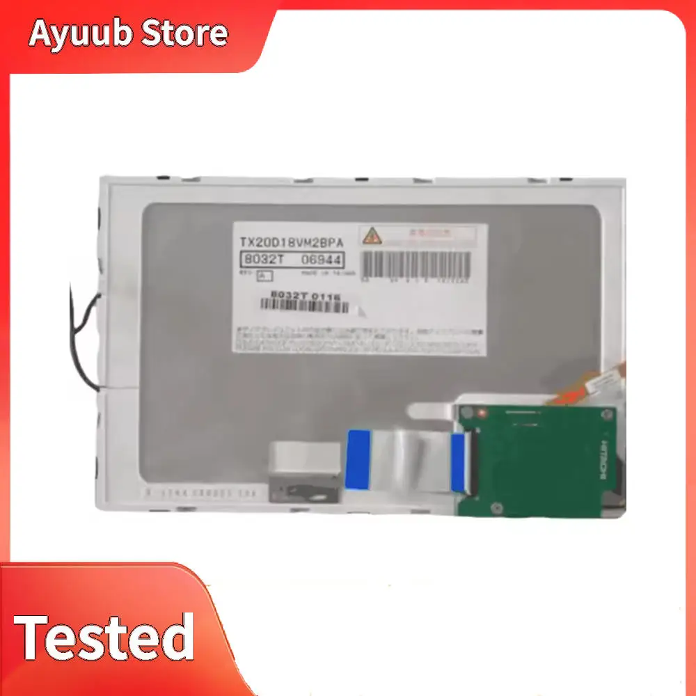 

Original 8 inch LCD screen TX20D16VM2BAA TX20D18VM2BPA TX20D18VM2BAA 800*480 LCD Display