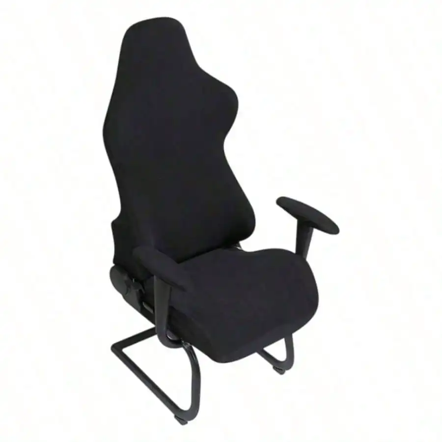 

Чехлы для офисных и игровых кресел: эластичные полиэстеровые накидки для геймерских кресел-реклайнеров, черные (без кресла)