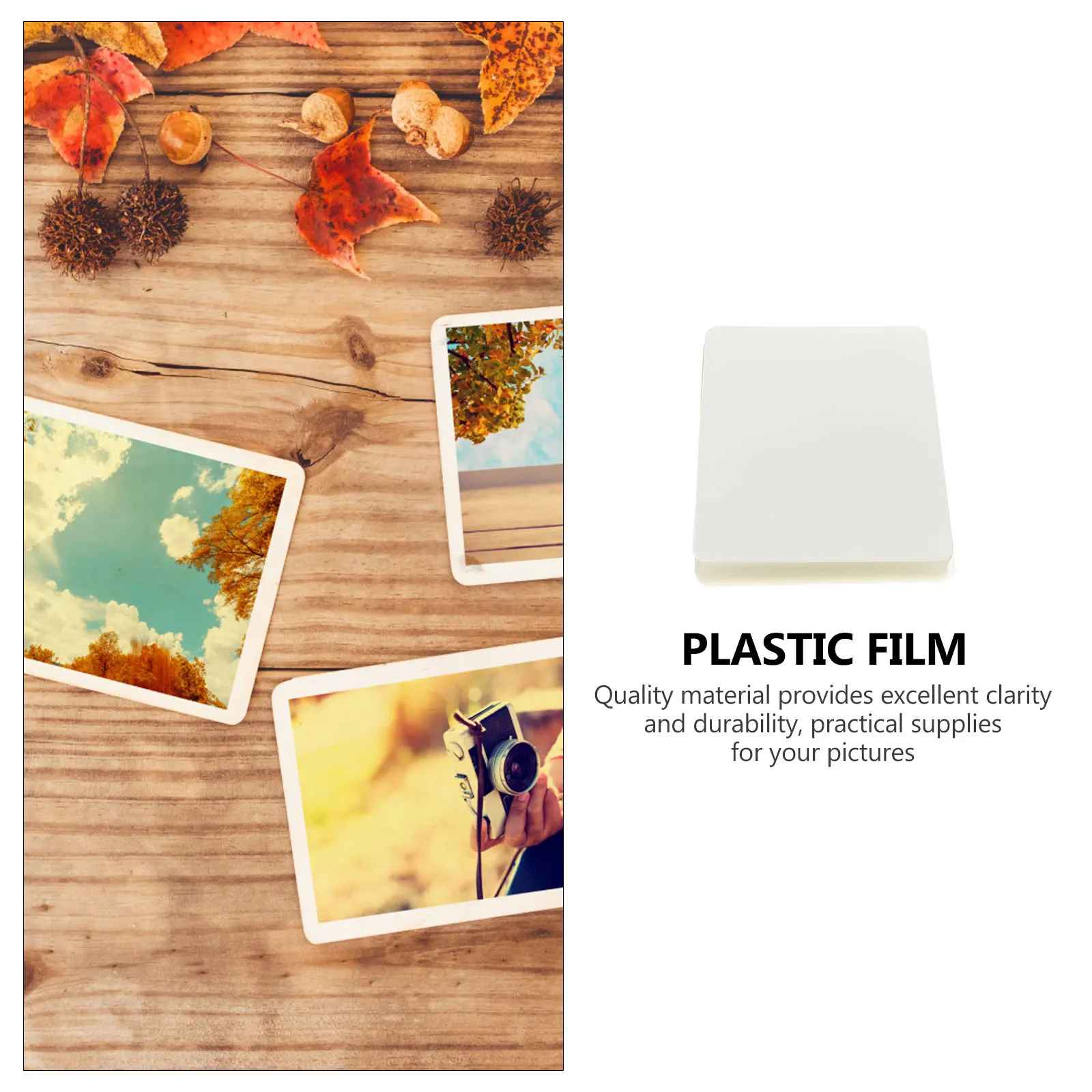 

3Sets Plastic Laminating Film Clear Waterproof Photo Protective Sheets Picture Sealing Supplies Laminating Film